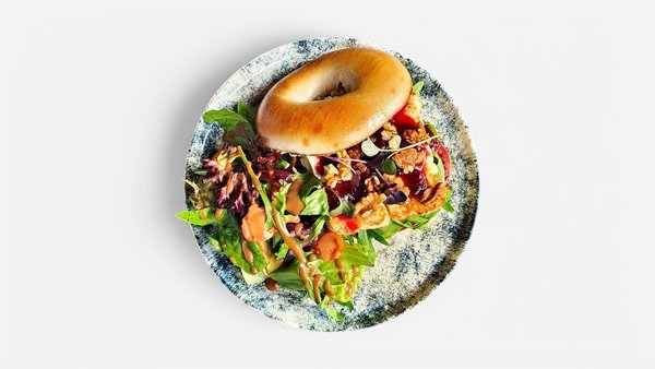 Sweet Halloumi Bagel