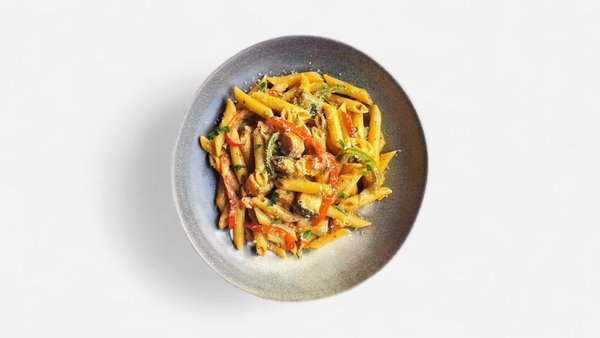 Salmon Fajita Pasta